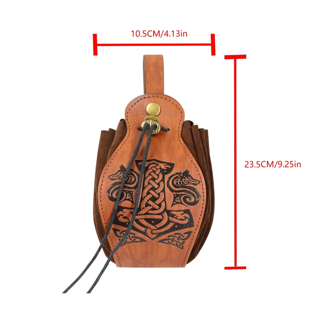 Medieval Knight Belt Synthetic Leather Sword Holder