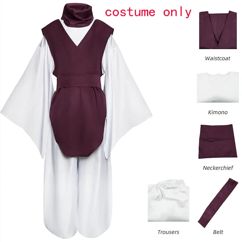 HOMCHEE TRENDS Choso Anime Cosplay Costume Set - Polyester Vest & Pants