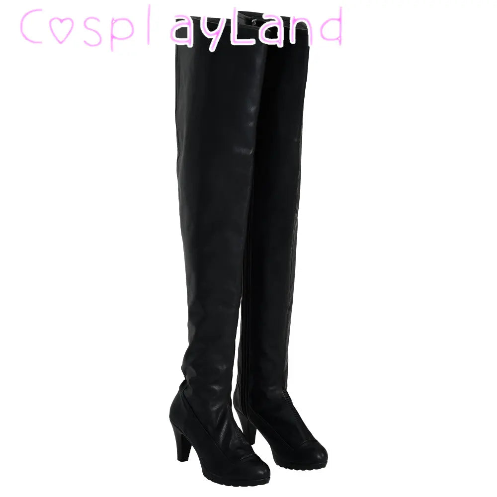 Female Ada Wong Cosplay Costume Clothing Resident 4 Remake Ada Red Women Dress Role Playing Halloween Game Set with Shoes