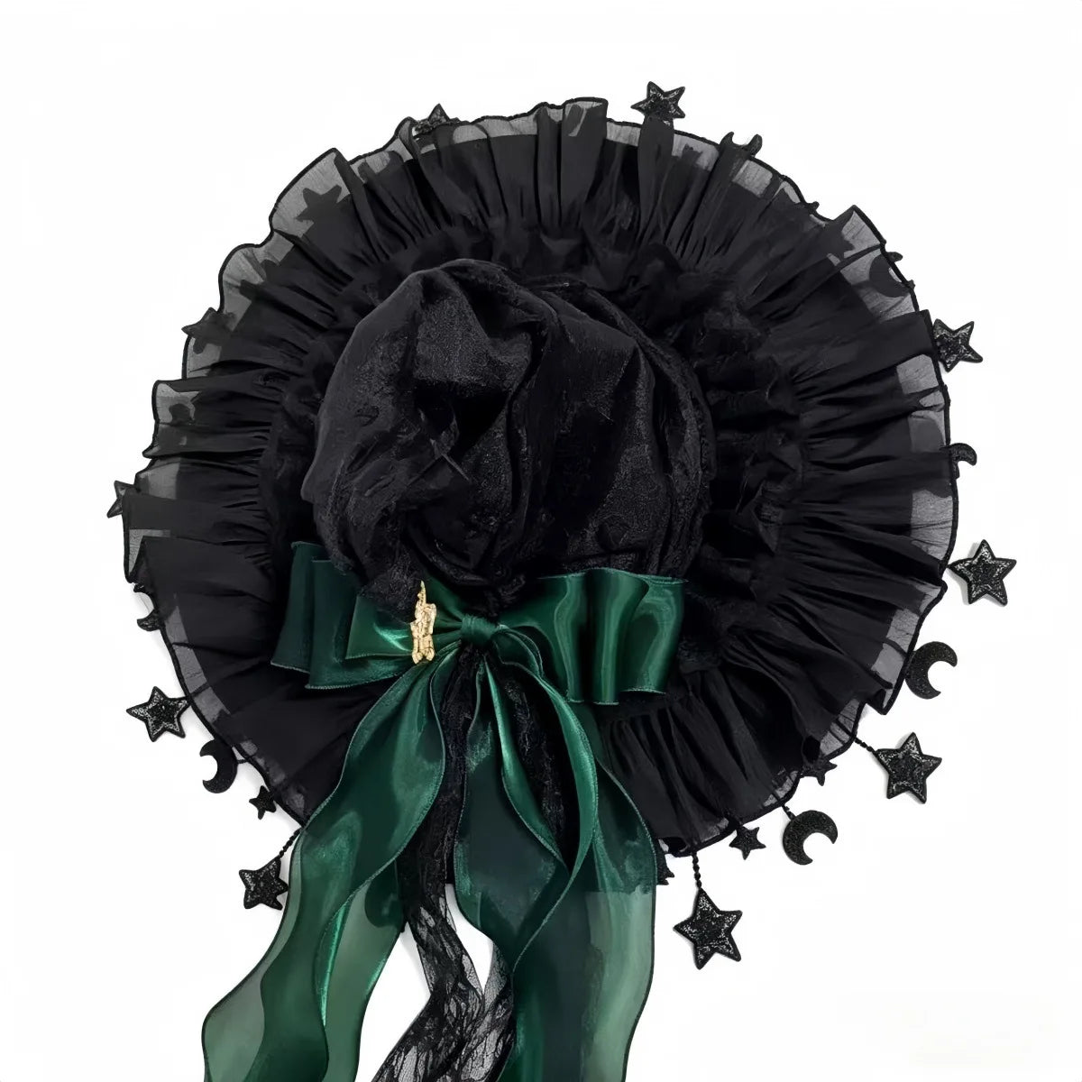 Fashion Halloween Witch Hat Gothic Dark Wizard Cap Lolita Cosplay Accessories Costume Headwear Party Photo Prop Festival Gift