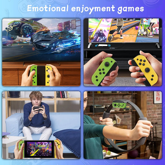 For Nintendo Switch/iOS/Android/PC Wireless Controller, Turbo Vibration Wake-up Handle For Fitness-ring BT Video Game Control SS69