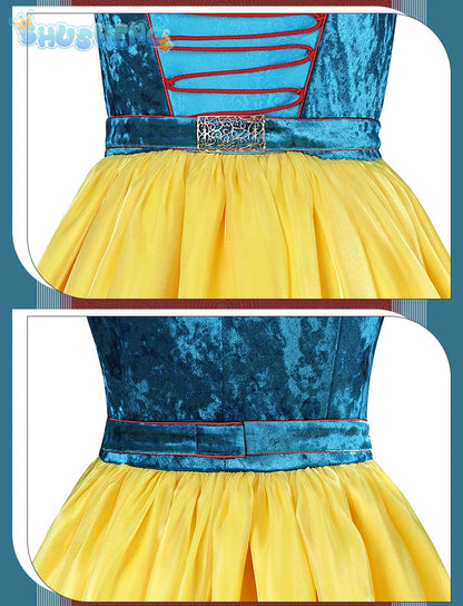 New Movies of 2025 Snow White cosplay Costume Adult and Child Sizes Fairy Tale Sweet Princess Dress Halloween Ball Woman Uniform - SS69