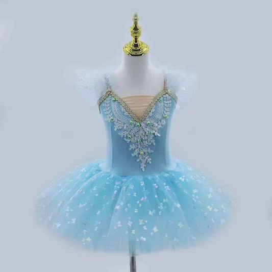 New Professional Ballet Tutu Girls White  Platter Pancake Tutu Ballerina Party Dress Adult Women Child Kids Ballet Dance Costume