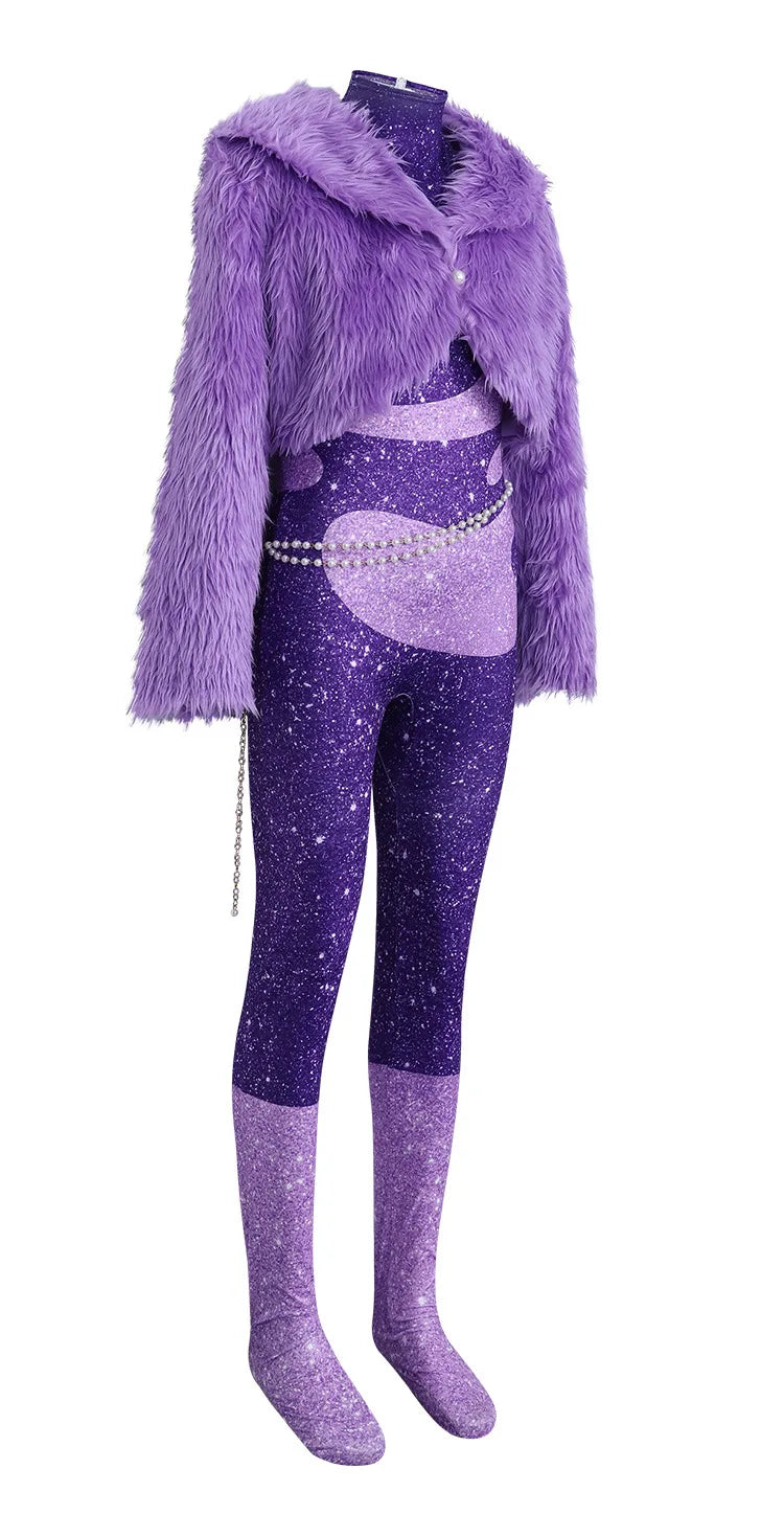 ZOBOTT Zootopia Gazelle Cosplay Costume Women's Polyester Outfit Set