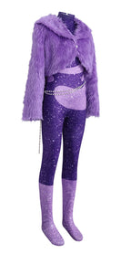 ZOBOTT Zootopia Gazelle Cosplay Costume Women's Polyester Outfit Set