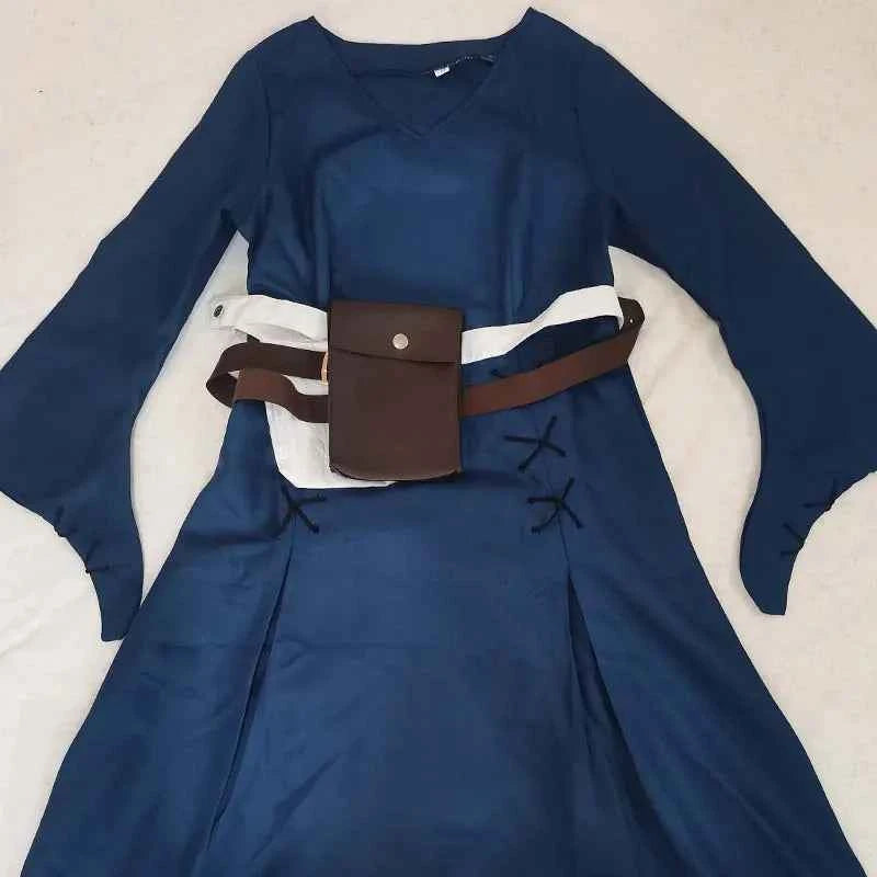 Marcille Cosplay Costume Anime Delicious Dungeon Full Set Women's Halloween Carnival Outfit for Comic Con
