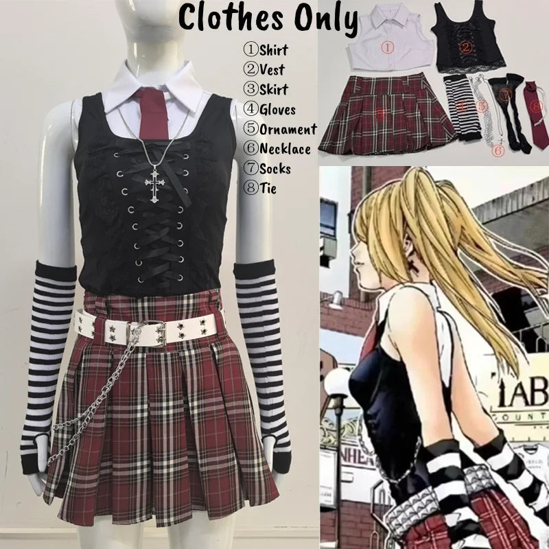 Misa Amane Death Note Cosplay Costume Set
