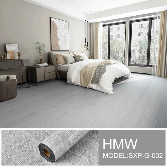 40cm Self-Adhesive Wood Grain Sticker Peel And Stick Wallpaper Waterproof Anti-Slip Floor Sticker Living Room Bedroom House Reno