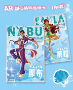 Genuine Winx Club Card Magic Bag Fairy Bag Fairy Wonderland Cards Bloom Stella Flora Anime Cards Toys Customized Birthday Gifts