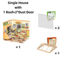 Rolife Night Out Food Stall DIY Modern Miniature House Themed Restaurant Assembly Model Kit For Model Enthusiasts Kids Adults