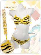 Urusei Yatsura Lum Anime Cosplay Bikini Set - Polyester Swimwear