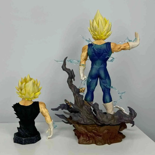 Dragon Ball Z Figure Majin Vegeta Anime Figurine 22cm PVC Action Figures Decoration Collection Model Toys Kids Christmas Gifts SS69