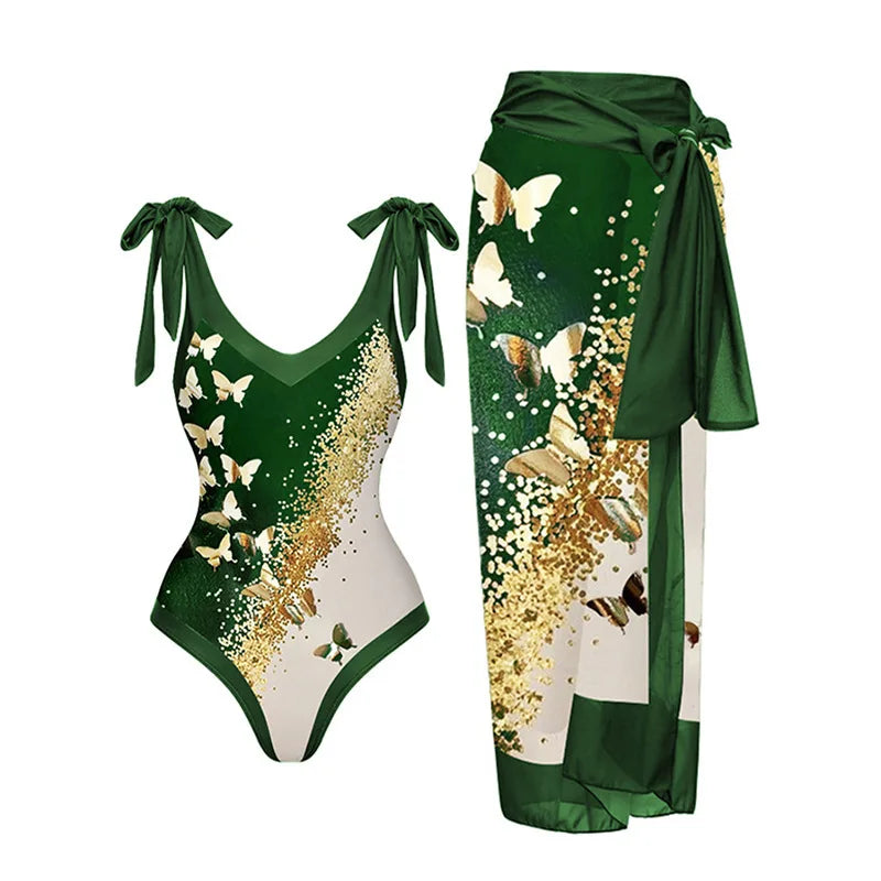 2023 New Arrival Push Up Women Bikini Set Floral Printed Ruffle Bikinis Strappy Bandage Swimwear Brazilian Biquini Bathing Suit SS69