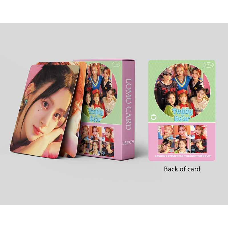 50 Cards / Set Stayc New Album Laser Card Lomo Card Girl Group Print Photo Card Beautiful Photo Fan Girl Gift Small Card Kpop SS69