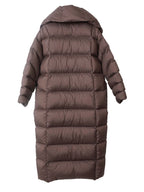 Maomaokong Super Thick 400g Filling White Duck Down Female Winter Women's Over-the-Knee Puffer Coat Luxury Down Jacket Warm
