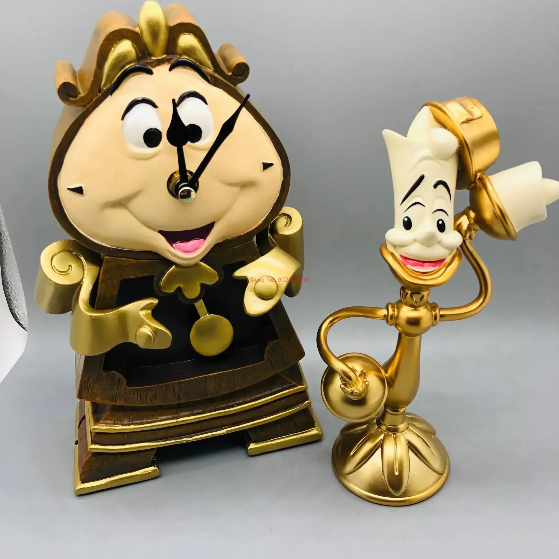 Disney Beauty and the Beast Cogsworth Desk Clock Night Light