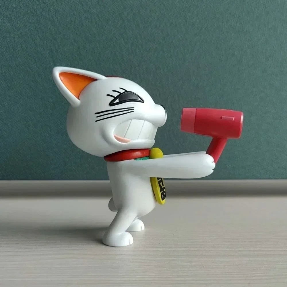 9cm Turbo Granny Figure Anime Dandadan Peripheral Cute Kawaii Cat PVC Action Figure Desktop Decorate Ornament Crafts Gifts Toys SS69