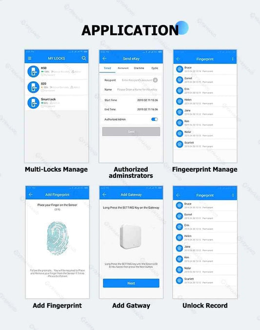 TTlock Smartkey Lock Box Home Key Wireless Smartlock Box Electronic Key Box App Digital Code Bluetooth Key Safe Padlock for Host