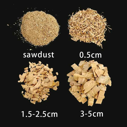 500g Apple Wood Pellets BBQ Flavoring Chips Kiln Dried Sawdus Specialty Wooden Chunks for Barbecue Smoker Grill Bacon Fish Meat