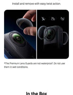 Insta360 X5 Lens Guard Protector Standard or Premium Tempered Glass For Insta 360 X5 Original Accessories