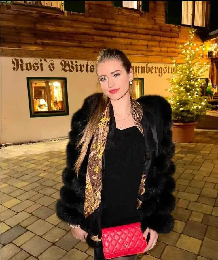 Winter Women's Cold Coat Top Fox Jackets For Women clothing Natural Real fox Fur Jacket Coats For Women Fur Jacket In Promotion