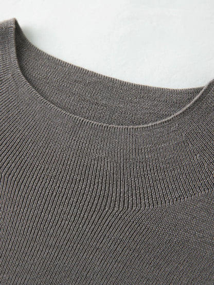 DUSHU Seamless Half-high Collar Pure Wool Pullovers Women Plus Size Autumn Winter Bottoming Sweater Solid Soft Breathable Tops