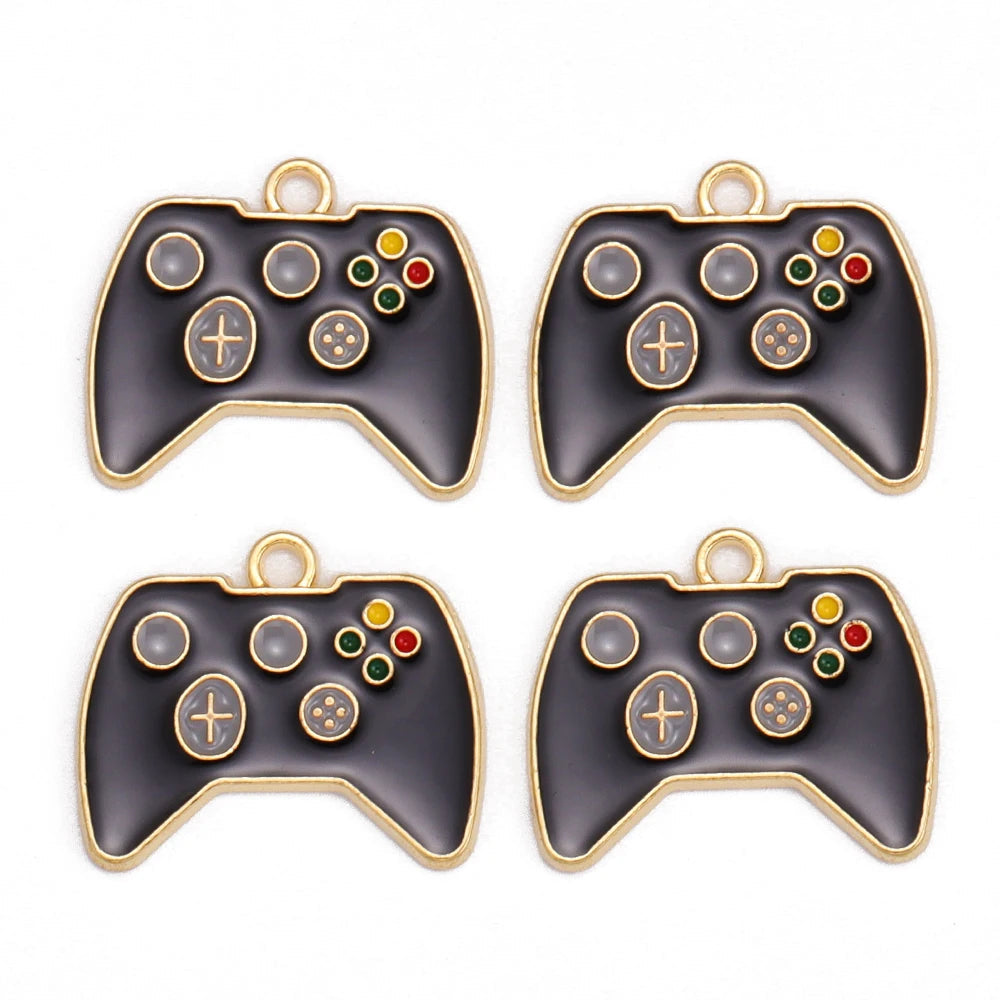 10Pcs Retro Enamel TV Set Game Console Charms for Jewelry Making DIY Cute Design Charms Pendant Necklaces Earrings Accessories SS69 6.69 10pcs 1