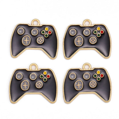 10Pcs Retro Enamel TV Set Game Console Charms for Jewelry Making DIY Cute Design Charms Pendant Necklaces Earrings Accessories SS69 6.69 10pcs 1