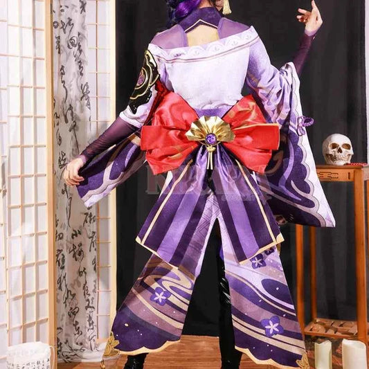 High Quality Raiden Shogun Cosplay Costume Wig Hair Game Impact Raiden Cosplay Women Dress Role Play Outfits
