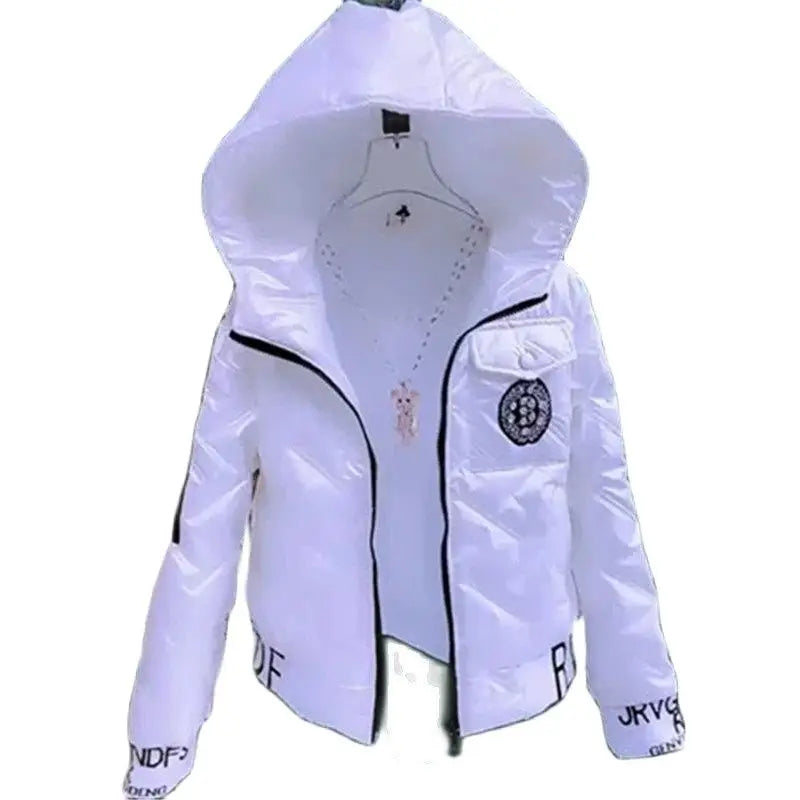 Winter Cotton-Padded Jacket Glossy Down Cotton Coat Women's Short 2025 New Student Korean Version Loose Keep Warm Cotton-Padded SS69