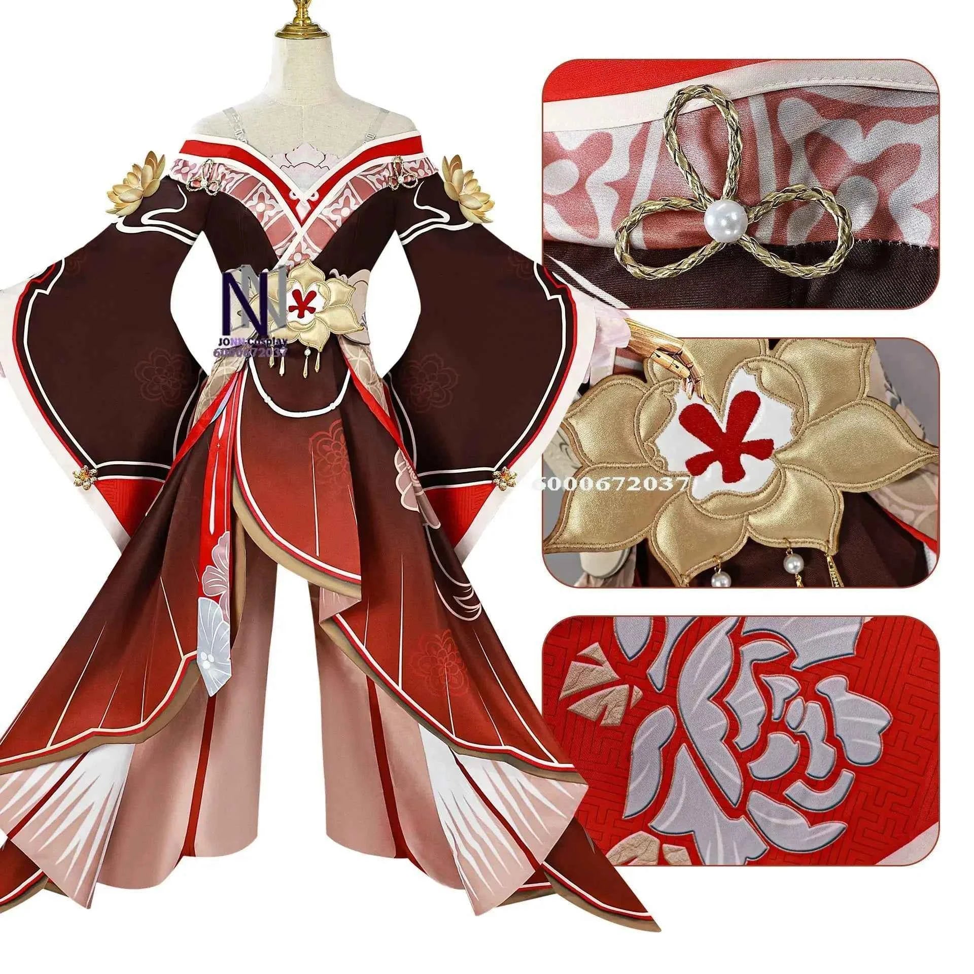 Honkai Star Rail Tingyun Cosplay Costume Women Polyester Jumpsuit Set