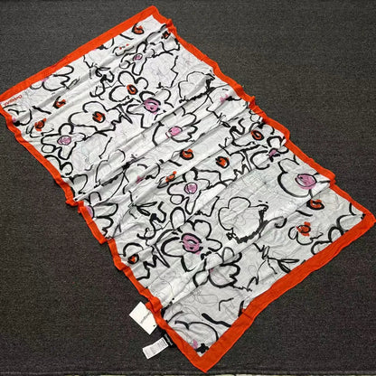 Foreign Trade Original Order Spanish Fashion New Product Knitted Embroidery Printed Outdoor Beach Sunshade Women's Scarf SS69 17.69 25