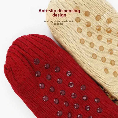 Super Warm Winter Non-slip Floor Socks Women Men Snow Socks Sleep Carpet Slippers Socks Women Velvet Boot Unsiex Home Wear
