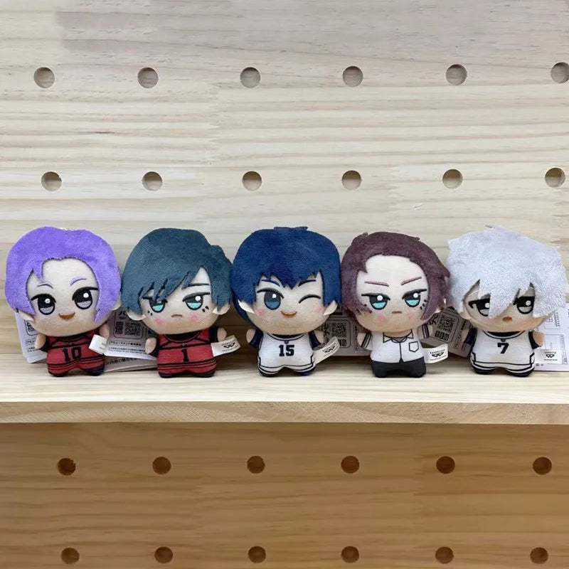 10cm New Blue Lock Plush Pendant KeyChain Isagi Yoichi Nagi Seishiro Mikage Reo Rin Itoshi Itoshi Sae Action Doll Toy Bag Gift SS69