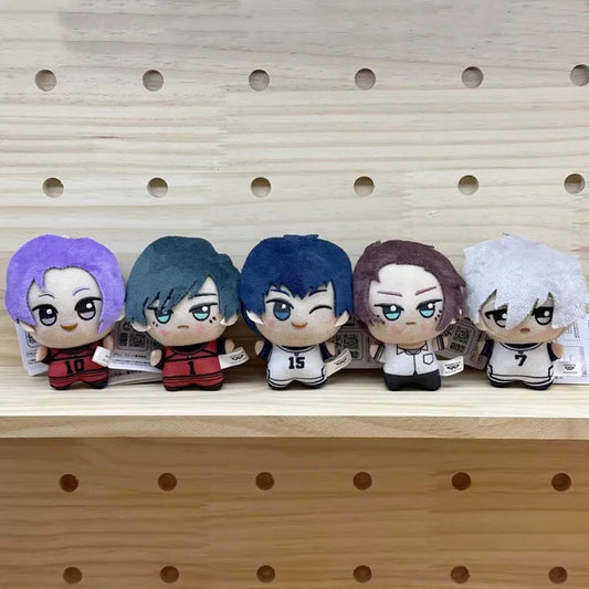 10cm New Blue Lock Plush Pendant KeyChain Isagi Yoichi Nagi Seishiro Mikage Reo Rin Itoshi Itoshi Sae Action Doll Toy Bag Gift SS69