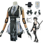 Wuthering Waves Rover Cosplay Costume Wig Female Uniform Earrings Bag Main Character Resonator Halloween Party for Women SS69