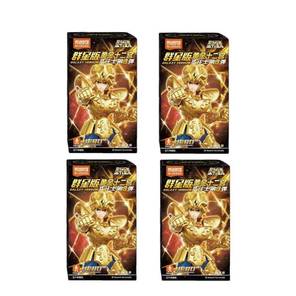New 100% Original Blokees Saint Seiya Galaxy Version Vol.3 Anime Action Figure Model Toy Birthday Christmas Gift
