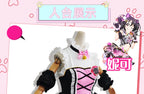 In Stock Anime LoveLive Cat Twin Tail Arcade Game 9 Characters Cosplay Costume Tojo Nozomi Nico Honoka Umi Rin Maki Eli Full Set - SS69