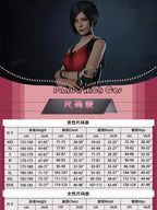 Ada Wong Resident Evil Red Cheongsam Cosplay Dress for Women
