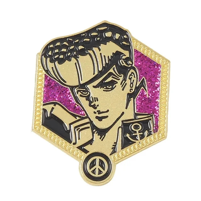 JoJo's Bizarre Adventure Enamel Lapel Pin Collect Badge Cute Children Gift Jewelry Adorn Backpack Hat Collar Brooches