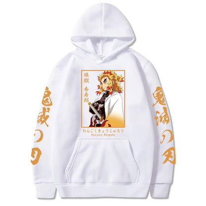 Harajuku Demon Slayer Plus Size Hoodie Kamado Nezuko Graphic Print Women Sweatshirts Long Sleeve Fashion Female Streetwear SS69