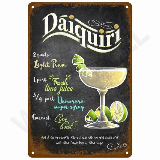 Vintage Tin Sign Home Decor Items Wall Decor Art Wall Mural Room Decoration Items Decor Men Retro Metal Sign Plate Bar Posters