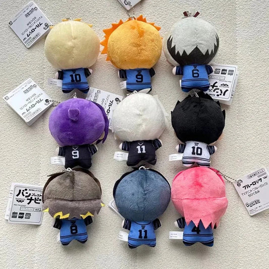 10cm New Blue Lock Plush Pendant KeyChain Isagi Yoichi Nagi Seishiro Mikage Reo Rin Itoshi Itoshi Sae Action Doll Toy Bag Gift SS69