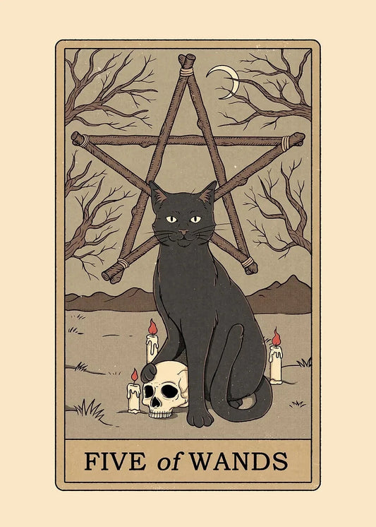 Vintage Cat Card Art Poster Canvas Printing Fashion House Home Furnishings Rural Villas Decoration Aesthetics Natural Canvas Art SS69 21.69 50X70cm Unframed / 13