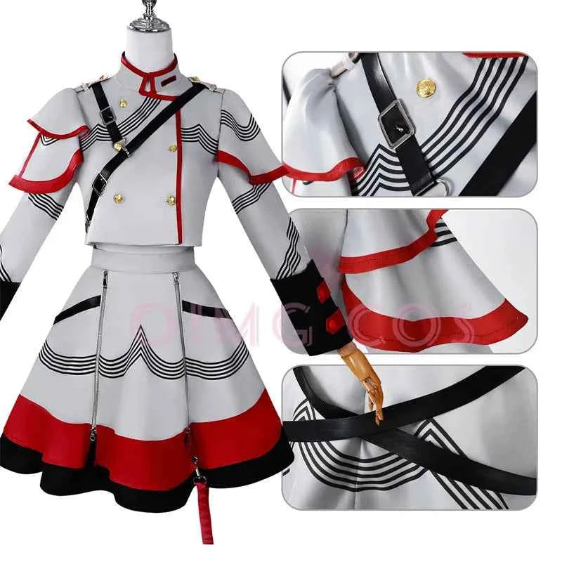 Kasane Teto Cosplay Costume Adult Carnival Uniform  Anime Halloween Party Costumes Masquerade Women Game