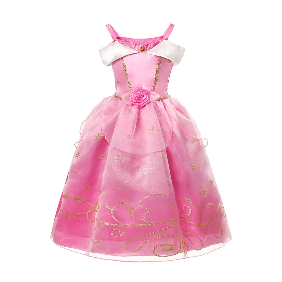 YOFEEL Girls Princess Tulle Sequins Ball Gown for Parties