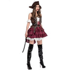 Yipin Shang Women's Pirate Costume Set with Hat and Belt