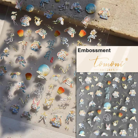 Cute Jelly Pink Cat Paw Print Nail Sticker Kawaii Pink Black Cat Claw 5D Embossed Self-Adhesive Nail Art Sticker Nail Art Decal SS69 7.69 TO4291