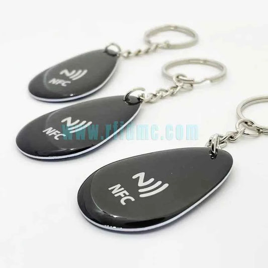 Whatsapp NFC Epoxy Keychain NFC Tag for Increase Your Business