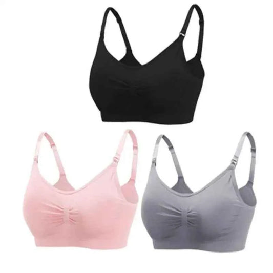 1/3pcs Breastfeeding Bras Maternity Nursing Bra for Feeding Nursing Underwear Clothes for Pregnant Women Wirefree Breathable Bra